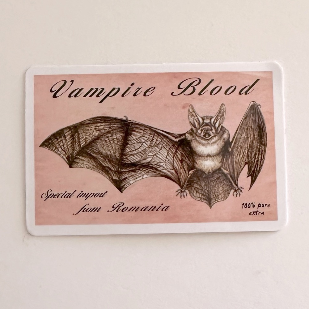 10/$10 Vampire Blood Sticker